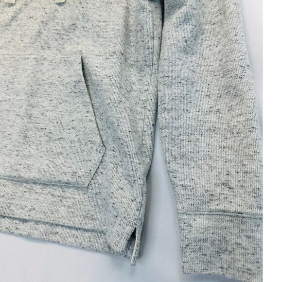 Banana Republic Brushed Waffle Knit Hoodie in Gray size Medium - Picture 3 of 6